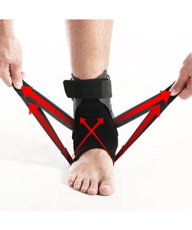 Adjustable Ankle Brace - Breathable - Super Elastic and Comfortable - One Size Fits All - Suitable for Sports - Ankle Support Straps for Men and Women - Buy Online on GoSupps.com