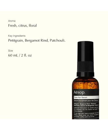 Aesop Tame Hair Serum 60mL/2 fl. oz | Paraben-Free, Cruelty-Free & Vegan - Buy Online on GoSupps.com