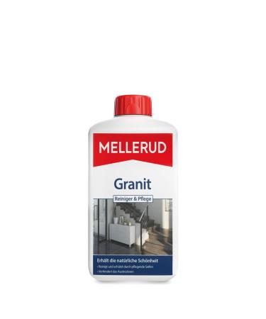 Mellerud granite cleaner & care |1 x 1 l |Cleaning agents for removing stubborn dirt on granite or bacon stone surfaces