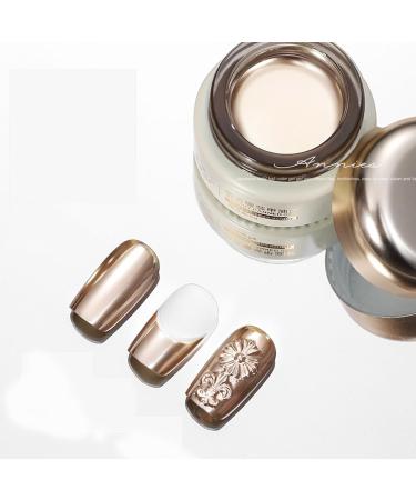 Metallic Painting Gel Reflective Mirror Metal for Nails Art Silver Gold Painted Gel Nail Polish 3D Metal Mirror Effect Premium Salon Nail Glitter Manicure Pigments (Gold) - Buy Online on GoSupps.com