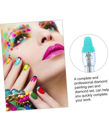 Healeved 1 Set Manual Drilling Pen Nail Diamonds Rhinestones Nail Dotting Pen Nail Rhinestone Diy Rhinestone Painting Pen Nail Art Pen Diy Handicraft Pens Kit Stylus Drill Pc Manicure Tools - Buy Online on GoSupps.com