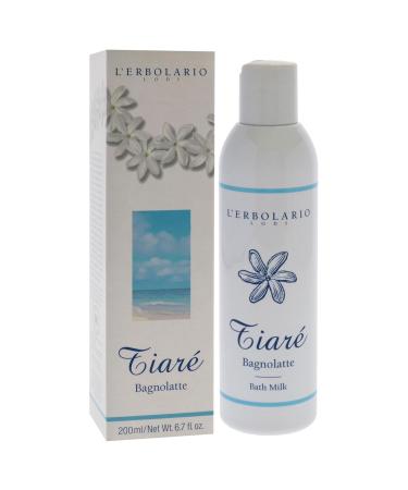 LErbolario Tiare Bath Milk 6.7 oz - Relaxing Body Wash with Tiare Flowers Monoi & Coconut Milk - Floral Fruity Scent - Cruelty-Free International Shipping - Buy Online on GoSupps.com