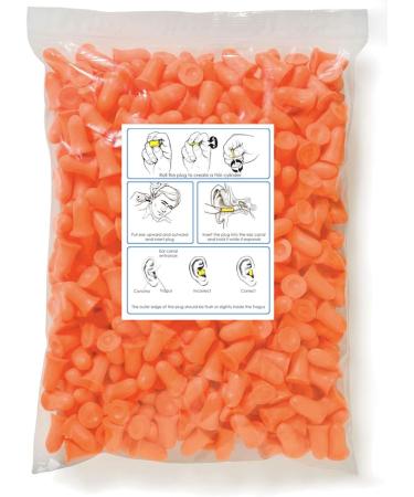 100 Pair Memory Foam Ear Plugs by Hildbrandt - Soft NRR 33 for Ultimate Noise Reduction - Buy Online on GoSupps.com