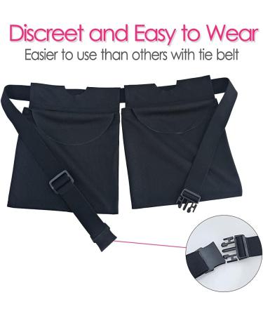 Mastectomy Drain Holder Pouches Set | Neck Shower Lanyard for Post-Surgery Recovery | JP Drainage Bulbs & Nephrostomy Support | Ideal for Breast Cancer & Tummy Tuck | Black - Buy Online on GoSupps.com