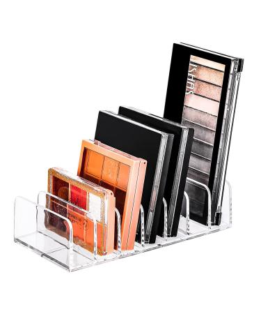 Eyeshadow Makeup Palette Cosmetic Organizer - Waterproof Eyeshadow Organizer for Eye Makeup Palette,Bathroom Countertop,7 Sections (1PCS-Small)