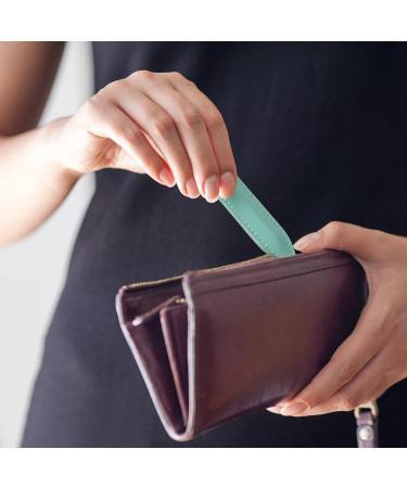 Glass Cuticle Pusher Set with Leather Case - Dual-Ended Fingernail Care Tool for Precision Cuticle Removal and Manicures - Buy Online on GoSupps.com