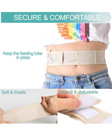 Breathable Peritoneal Dialysis Belt & Feeding Tube Holder | Medical Supplies for Small Waist (24-35 Inch) - Beige - Buy Online on GoSupps.com