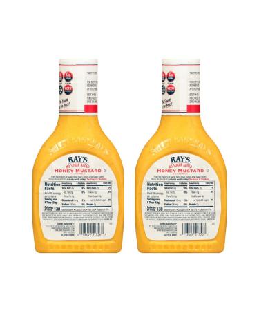 Ray's No Sugar Added Honey Mustard Dipping Sauce - 16oz (Pack of 2) - Buy Online on GoSupps.com
