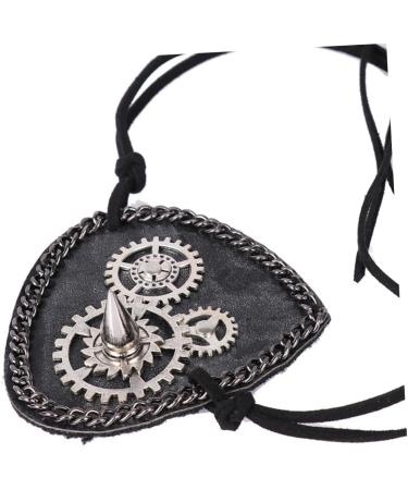 Beavorty prom props gear clock eye patch Decor Blindfold make up eye mask medium Black - Buy Online on GoSupps.com