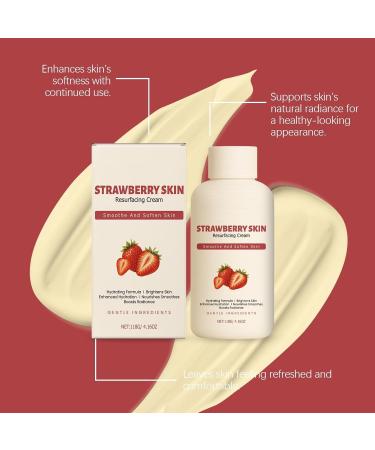  Generisch Strawberry Hydrating Resurfacing Cream - Long Lasting Hydration - Reduces Chicken Skin - Refines Pores - Non Greasy (2 Pcs 236g) - Buy Online on GoSupps.com