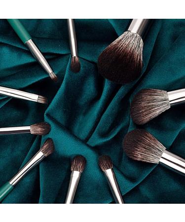 Ten Piece Makeup Brush Set - Portable Eye Shadow & Powder Brushes | Ideal for Professional and Everyday Use - Buy Online on GoSupps.com