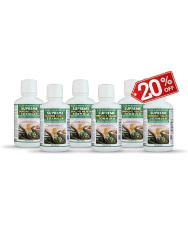 Aloe Arborescens - Supreme Immune Health Formula - for Healthy Immune System Function - Aloe Juice + Honey (6 Pack) - Buy Online on GoSupps.com