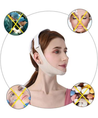 minkissy Firming Facial Belt 1pc Thin Belt V Shaped Eliminator Double Chin Strap V Line Belt Strap Chin Reducer Strap Facial Slimming Strap Cheek Belt Tape Chin Lift Band Miss Silica Gel - Buy Online on GoSupps.com