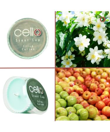 Crisp Cotton Scent Cup x3 | Tealight Scented Candles | High Fragrance Tea Lights for Holders | Divine Scented Candle Melt Cups | Stunning Gifts for Women - Buy Online on GoSupps.com