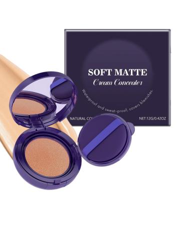 Anti-Cernes Visage | Correcteur Fond de Teint Hydratant avec une Finition Mat - Tenue Longue Dur e Anti-Transpiration L ger pour Retouches Quotidiennes