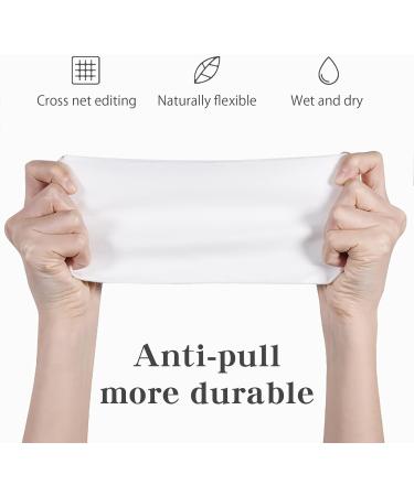 Buy Monochrome Disposable Towels & Cotton Handkerchiefs - 2-Pack Makeup Remover Face & Eye Pads | International Shipping - Buy Online on GoSupps.com