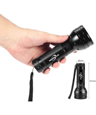 Modoao UV Flashlight | Black Light Detector for Pets Bed Bugs & Stains | 9 LEDs - 1PC 51 LEDs - International Shipping - Buy Online on GoSupps.com