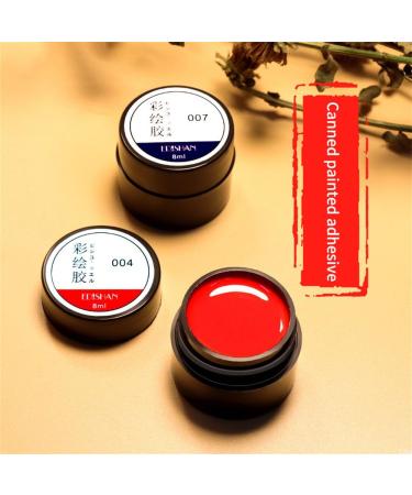 EDishan's New Filling Nail Art Colored Painting Glue - 12 Vibrant Colors of Removable Phototherapy Nail Polish Glue - Buy Online on GoSupps.com