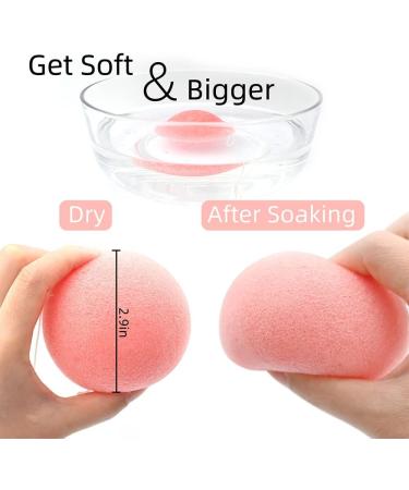 Buy Dolovemk Konjac Sponge 6-Pack | Bamboo Activated Carbon Reusable Face Sponge for Deep Cleaning & Peeling | Eco-Friendly Beauty Sponge in 6 Colors - Buy Online on GoSupps.com