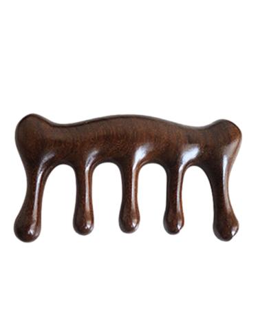 Wood massage comb sandalwood head scalp comb no static comb with wide teeth for head scalp scalp scalp.