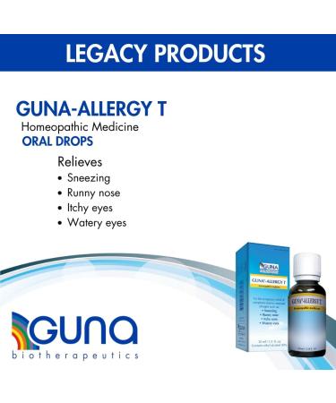 Guna Allergy T - Relief from Sneezing, Runny Nose, Itchy Eyes, and Watery Eyes - 1 Ounce - Buy Online on GoSupps.com