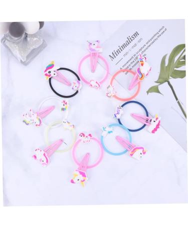 FRCOLOR hair clips unicorn party horse hair clip Hair Rope kids snap barrette unicorn barrettes no crease hair ties unicorn party favors hair jewelry child Holder soft Kids - Buy Online on GoSupps.com