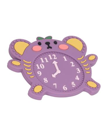 Alarm Clock Shaped Cartoon Teething Toy for Babies - Bright Color Baby Travel Teether - Buy Online on GoSupps.com