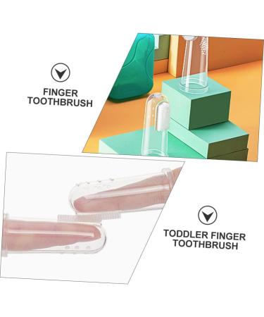 Minkissy 3 Sets Finger Toothbrush for Toddlers | Portable Baby Toothbrush | Gentle Finger Brushes for Clean Teeth - Buy Online on GoSupps.com