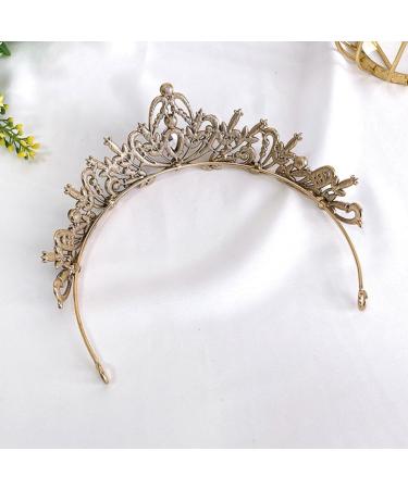 minkissy Baroque Princess for Women Black Leaves Headpieces with Purple Rhinestone Crown Halloween Costume Accessories Green - Buy Online on GoSupps.com