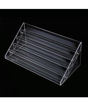 Acrylic lipstick jewelry display stand nail polish holder 5 clear layers makeup cosmetic