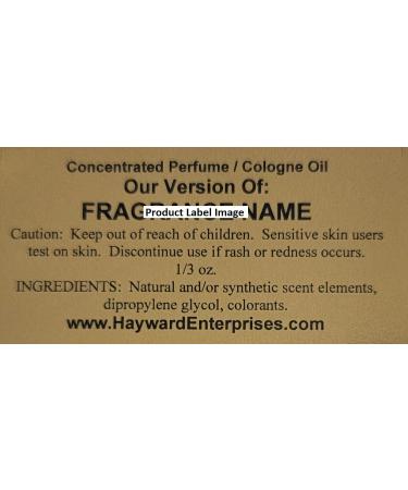 HYWD Enterprises Perfume Oil Compatible to FRANKINCENSE for Men and Women Eau de Parfum 1/3 oz. (10ml) Glass Roll on (SCENTS F - N) - Buy Online on GoSupps.com