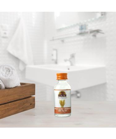 OKAY 100% Pure Wheat Germ Virgin Oil 1oz - Premium Skin & Hair Care - Shop Internationally - Buy Online on GoSupps.com