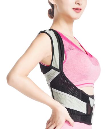 Adjustable Back Bandage for Posture Correction - Breathable PU Fiber Ideal for Women & Kids Smooths Back Support - Buy Online on GoSupps.com