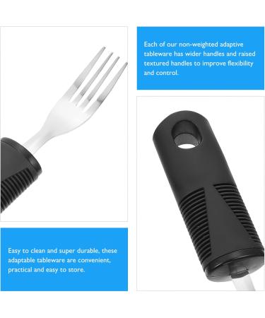 Hemoton Adaptive Utensils Set - Easy Grip Cutlery for Seniors & Disabled | Slipproof & Comfortable Dining Help for Hand Tremors - Buy Online on GoSupps.com