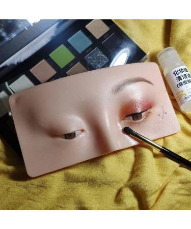 Silicone Face Eye Makeup Practice Board The Perfect Aid to Practicing Makeup Face Makeup Mannequin for Make Up and Lash Extention - Buy Online on GoSupps.com