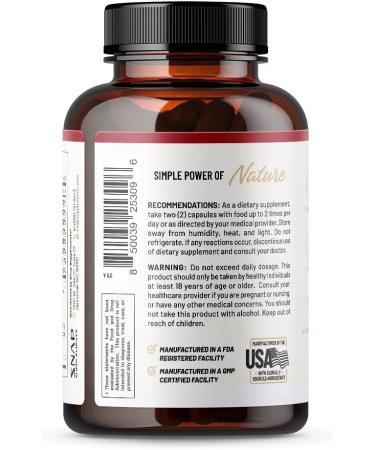 Blood Sugar Blend Supplement with Berberine, Cinnamon, Turmeric & More - 60 Capsules by Snap Supplements - Buy Online on GoSupps.com