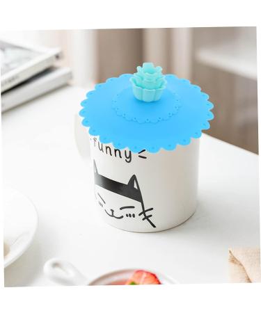 Alipis 12 Pcs Silicone Cup Lid Coffee Mugs Coffee Mug Lid Cover Silicone Leakproof Cup Lid Drink Cup Round 11x11x3cmx3pcs Light Bluex3pcs - Buy Online on GoSupps.com