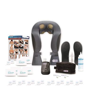 DR-HO'S Neck Pain Pro Deluxe Package - TENS Therapy EMS Therapy and DR-HO'S Proprietary AMP - Helps Temporarily Relieve Neck and Shoulder Pain