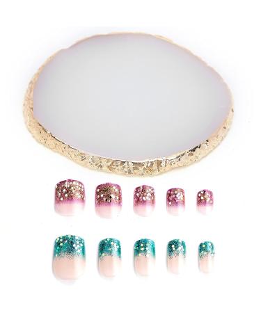 Portable Nail Palette - White Nail Polish Pigment Mixing Plate for Nail Salon | Ideal for DIY Manicures & Professional Use - Buy Online on GoSupps.com