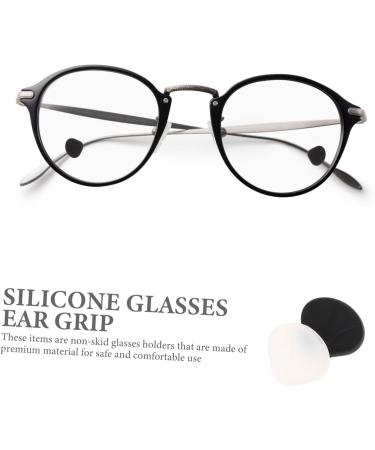 Uonlytech 56 Pairs Anti-Slip Glasses Covers & Frame Hooks - Silicone Ear Gripping Holders for Eyewear | Black & White | International Shipping - Buy Online on GoSupps.com