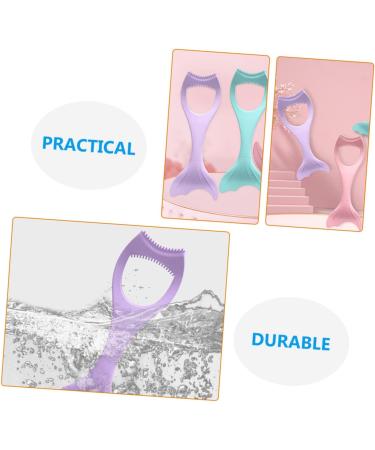 Beavorty Makeup Applicator 4pcs Mascara Brush Makeup Mascara Silicone Makeup Brush Women Silicone Eyeliner Imprint Shield 1 count (Pack of 1) Violetx4pcs - Buy Online on GoSupps.com