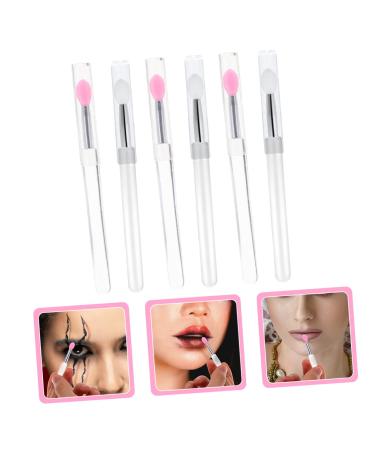 FRCOLOR 12 Pcs Silicone Lip Brush Set Portable Lipstick Applicators & Basting Brushes for Makeup | Ideal for Cream Eyeshadows & Cosmetics - Buy Online on GoSupps.com