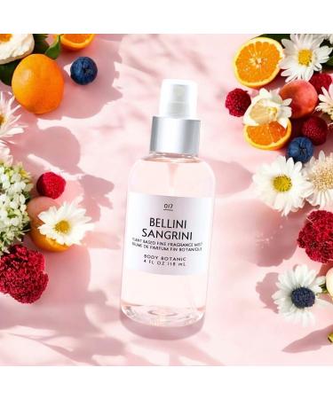 Bellini Sangrini Fine Fragrance Mist 4 Fl Oz 118 mL - an Irresistible Blend of Fresh-Picked Peaches Valencia Orange Bergamot Raspberry Apple Peel and Prosecco - Buy Online on GoSupps.com