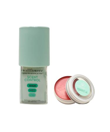 Bath & Body Works Sage Wallflowers Scent Control Fragrance Plug and a Strawberry Lip Balm