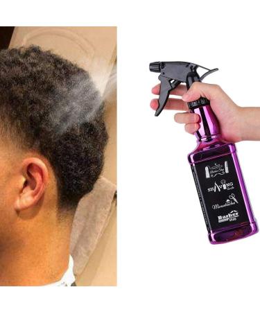 ANGGREK Hair Spray Bottle Hairdressing Barber Spray Bottle Whisky Squirt Bottle Mist Salon Hair Tools Home Gardening Water Sprayer 500ml/16.9oz (Purple) - Buy Online on GoSupps.com