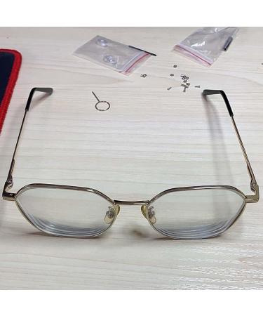 VekkEr Gold Eyeglass Temple Replacement - Vintage Metal Spring Temple Arms | 1 Pair Repair Parts for Eyeglasses - Buy Online on GoSupps.com