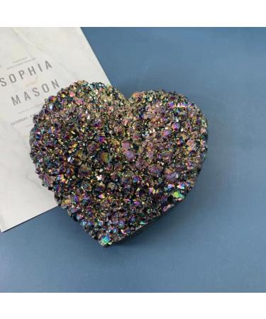 Gift Natural Crystal Halo Cluster Quartz Heart Stone Gem Cluster Crystal Crafts Treasure Gift ZJGIDTEM (Size : 300-350g) - Buy Online on GoSupps.com