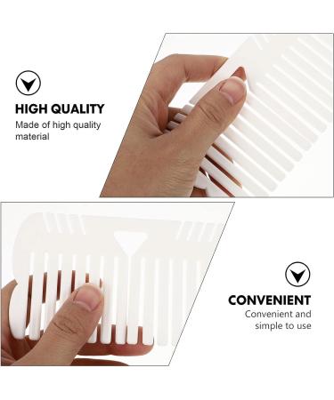FAVOMOTO 2 pcs Home Garden Women Handmade Craft Fixing Tool Corsages Bows Designer Templates DIY Crafts Party Hair White Decoration Making Ladies Device Loom Maker Plastic Wreath Creating Whitex2pcs 0.3X7X12.5CMx2pcs - Buy Online on GoSupps.com