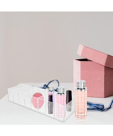 FRCOLOR Organizer Drawers Makeup Palettes Holder Desktop Eyeshadow Palettes Transparent Blusher Organizer Office Desk Drawer Organizer Organizer Storage Transparent 25x8.5x4.8cm - Buy Online on GoSupps.com