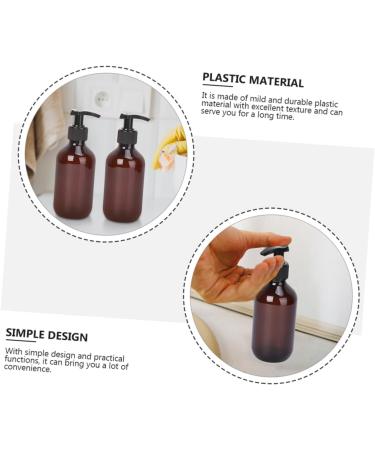 FRCOLOR 15 Pcs Lotion Press Bottle Travel Body Wash Lotion Pump Bottles Dispenser Travel Shampoo 500ml Travel Container Plastic Pump Bottle Travel Lotion Liquid Pump Emulsion The Pet Brownx3pcs 19.5x6.4cmx3pcs - Buy Online on GoSupps.com